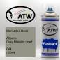 Preview: Mercedes-Benz, Atlantic Gray Metallic (matt), 044 / 0044: 400ml Sprühdose, von ATW Autoteile West.